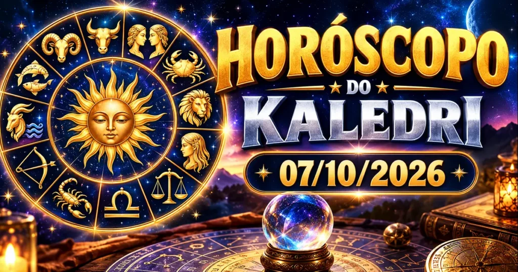 Horóscopo do Kaledri 07/10/2026 previsões dos 12 signos